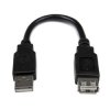 StarTech.com USBEXTAA6IN 6in USB 2.0 Extension Adapter Cable A To A - M/F