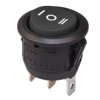 Przełącznik SMRS103B czarny okrągły