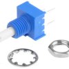 Potencjometr 500kΩ typ Obrotowy Bourns średnica wału 3,18 mm 0.25W długość wału 12.7mm Montaż na łożysku