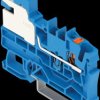 2202-7114 1-conductor N-disconnect terminal block, 2.5 mm², blue