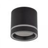 Lampa sufitowa czarna spot – tuba natynkowa JET BLACK GX 53 4351 TK Lighting