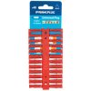 Rawlplug R-U1-RED-48-C Red UNO® Plugs 6 x 28mm (Card 48)