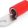 Insulated ring cable lug, 26.7-42.4 mm², AWG 2, 8.33 mm, M8, red, 324112