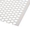 Arkusz tworzywa sztucznego grubość 2mm PP Biały długość 500mm Perforowany