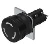 Element wykonawczy przycisku, Siłownik, do uzytku z: Urządzenia przełączające, Czarny, 24.5, Utrzymane