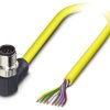 Przewód czujnik-siłownik ze złączem Złącze M12 liczba rdzeni 8 długość 10m Rodzaj A Męskie