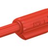 Adapter z wtykiem bananowym Wtyk Połączenie lutowane Czerwony 10A Staubli rozmiar 2mm