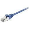 Equip 605537 RJ45 Network Cable CAT 6 S/FTP Blue Gold Plated 0.50m