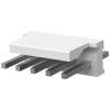 Pin header, 5 pole, pitch 3.96 mm, straight, natural, 644752-5