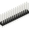 Pin header, 30 pole, pitch 2.54 mm, straight, black, 10055396