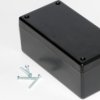 ABS enclosure, (L x W x H) 132 x 66 x 43 mm, black (RAL 9005), IP54, 1594DSBK