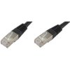 econ connect F6TP0,25SW RJ45 Network cable CAT 6 S/FTP 0.25 m Black Twin shield