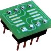 Adapter SO8-->DIL8 dla pamięci szeregowych Flash, EEPROM i uP (SO8/SOIC8)