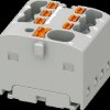1047478 PTFIX distributor block, 4/6x1.5, grey