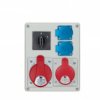 Rozdzielnica R-BOX 240 1x32A/5P 1x16A/5P 2x250V, wył. 0/1 IP44 B.1094W