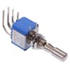 5249WWA3VX386 APEM On-Off-On Locking 6.35mm Miniature Toggle Switch DPDT 4A 30VDC