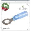 Quadrios 23C523 Ring Terminal 2.5mm² 6.5mm Hole Blue 50pc