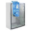 Obudowa ABS standardowa pusta 500x600x250 z ocynkowaną płytą montażową szara IP65 - transparentne drzwi PC -EDO777023 EDO