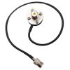 Uchwyt antenowy z gwintem 1/4 cala,krótka fala,uchwyt anteny UV,adapter statywowy z aluminium i stali nierdzewnej,uniwersalny,pr