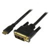 Kabel HDMI 1m A: Mini HDMI B: Pojedyncze połączenie DVI-D A: Męskie B: Męskie High Speed