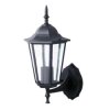 Lampa Ogrodowa Ścienna VT-749 E27 Max. 40W Czarna UP 7066