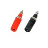 GNIAZDO BANAN 4mm CZERWONE AL2418 DŁUGIE