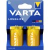 Varta 4120101422 Longlife D battery Alkali-manganese 1.5V 2 pcs Non-Rechargeable
