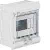 Rozdzielnica hermetyczna natynkowa 6 modułowa 1x6M drzwi transparentne UV bez przetłoczeń IP65 vector outdoor VE106SN HAGER
