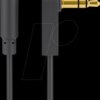 59525 Audio cable, 3.5 mm stereo jack plug, 3 m