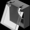Protective cover, 24 mm x 24 mm, plastic, transparent, for 61 series, 61-9920.0
