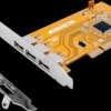 EX-1083 USB 2.0 PCI board 3 port incl. LP bracket (NEC Chip-Set)