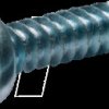 190410 Self-tapping screws with half-round head, 3.5x9.5 mm, PZ2, self