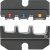 Crimping die for tubular cable lugs and connector, 0.5-6.0 mm², AWG 20-10, 97 49 06