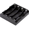 MPD BK-1264-piece8 Battery Tray 4x AAA Solder Lug 53x49x12mm Robust Holder