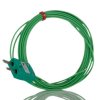 Termopara z odsłoniętym złączem K średnica 1/0.3mm długość 5m -75°C do +250°C Wtyk miniaturowy RS PRO