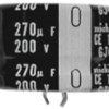 Kondensator 220μF 200V dc Zatrzaskowy Nichicon roztaw: 10mm 22 (Dia.) x 20mm