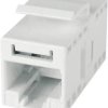 Telegärtner 100023168 Złącze podwójne RJ45, nieekranowane 100023168 obudowa łącznika RJ45 biały 1 szt.