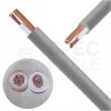 Kabel sterowniczy BiT LiHH 2x0,75mm2 szary 300/300V bezhalogenowy LSOH Dca linka Bitner