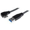 StarTech USB3AU50CMLS 500mm USB A 3.0 To Micro B Left Angle Slim Cable