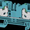 2874830000 Feed-through terminal block S2C SNAP IN, 4 mm², blue