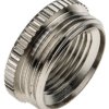 Adapter do dławnic kablowych gwint wew PG11 gwint zew M25 Mosiądz platerowany niklem rozmiar gwintu M25 → PG11