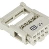 Złącze IDC 10-pinowe 2-rzędowe raster: 2.54mm Żeński Montaż na kablu HARTING