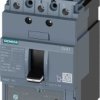 Wyłącznik kompaktowy MCCB, Typ H, 3-biegunowy, 40A, 690V, 500V, Siemens, 3VA1