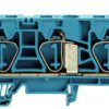 Through terminal block, spring balancer connection, 1.5-16 mm², 3 pole, 76 A, 8 kV, blue, 1768330000