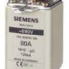 Siemens 3NA32246 Bezpiecznik użytkowy Rozmiar bezpiecznika = 2 80 A 690 V 3 szt.