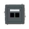 Deco Mechanizm Gniazda Multimedialnego Podwójnego Bez Modułu (Standard...