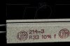 KV214-310B1R0 9-watt wirewound resistor, series 214-3, 1.0 Ohm