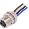 Złącze Okrągłe M8 Żeńskie Proste 4Pin 30V 0,2M T4071017041-001