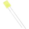 TRU COMPONENTS 1577371 LED Wired Yellow Rectangular 2x5mm 225mcd 120° 20mA