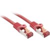 LINDY 47366 RJ45 Network cable, patch cable CAT 6 S/FTP 5.00 m Red 1 pc(s)
